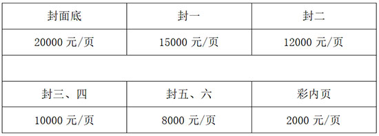 六、會(huì)刊廣告