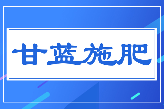 甘藍施肥